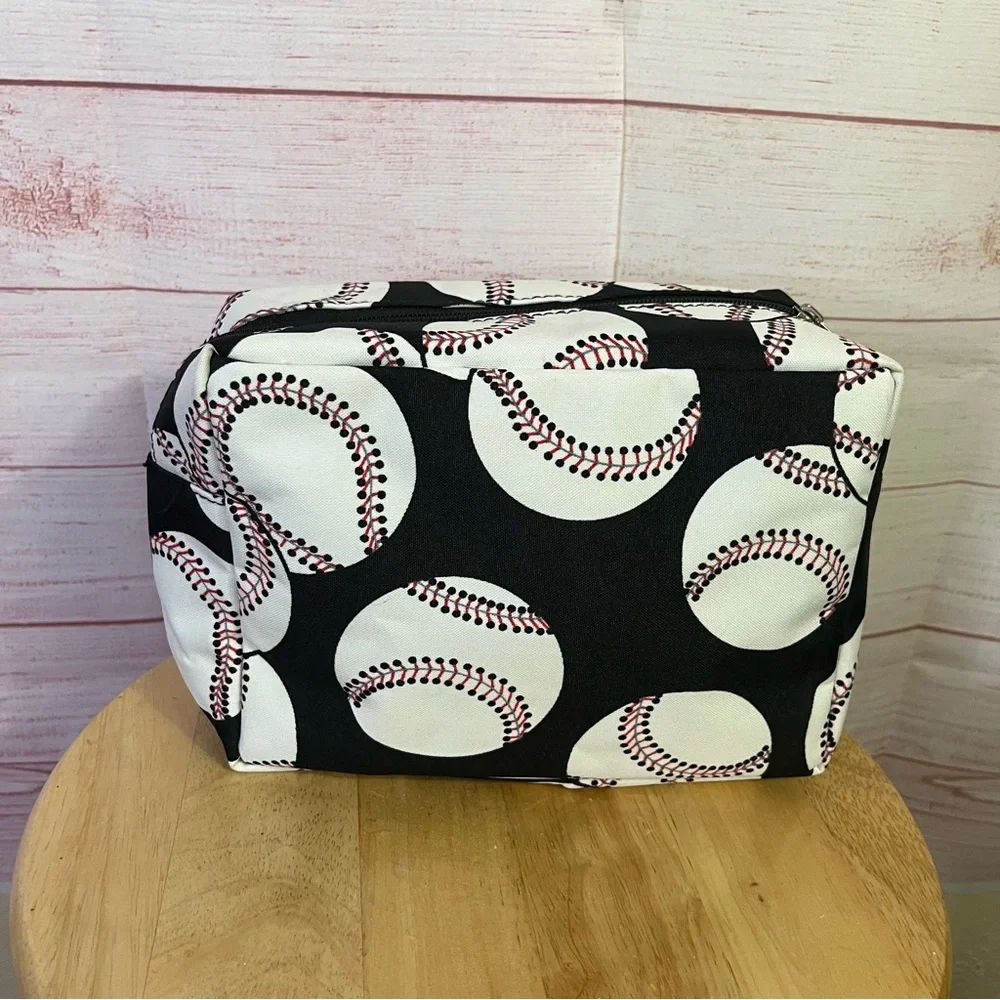 NGIL Large‎ BaseballCosmetic Travel Bag Pouch